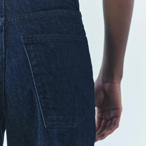 NWT ZARA MID WAIST BAGGY JEANS ZW COLLECTION BLUE - Picture 10 of 11